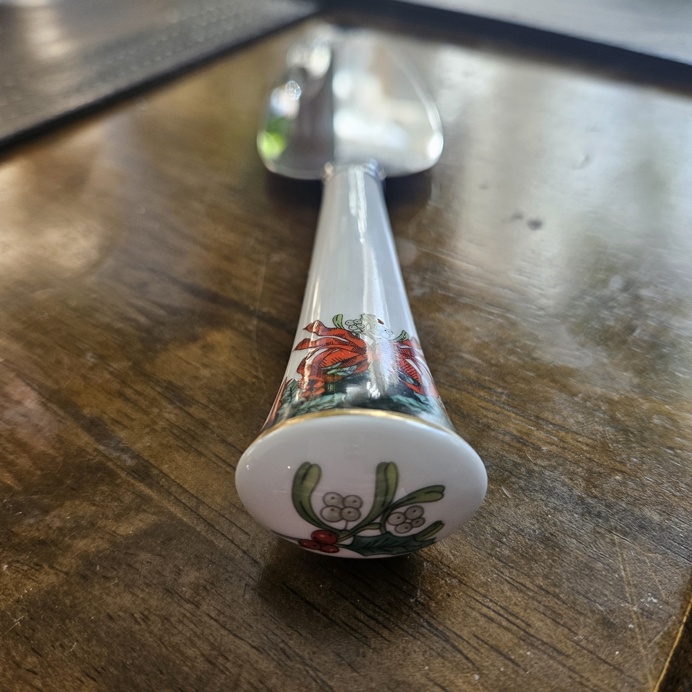 Sheffield Vintage Christmas Pie And Cake Server